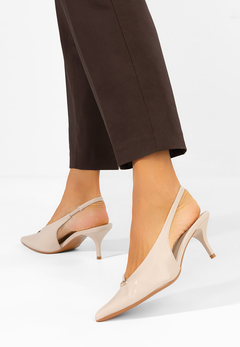 Décolleté Slingback Elvonea beige