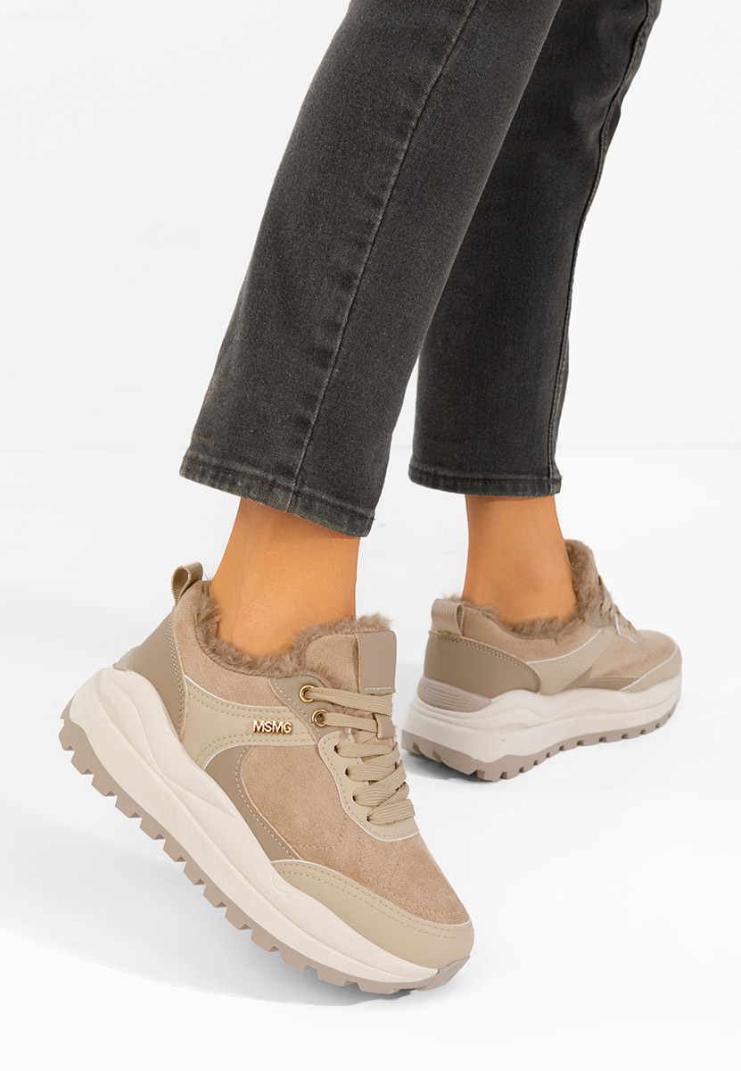 Sneakers con plateau Misay V2 cachi