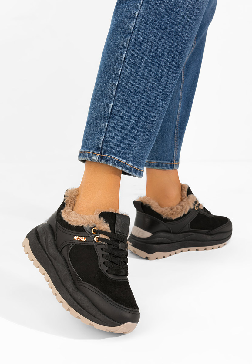 Sneakers con plateau Misay V2 nere