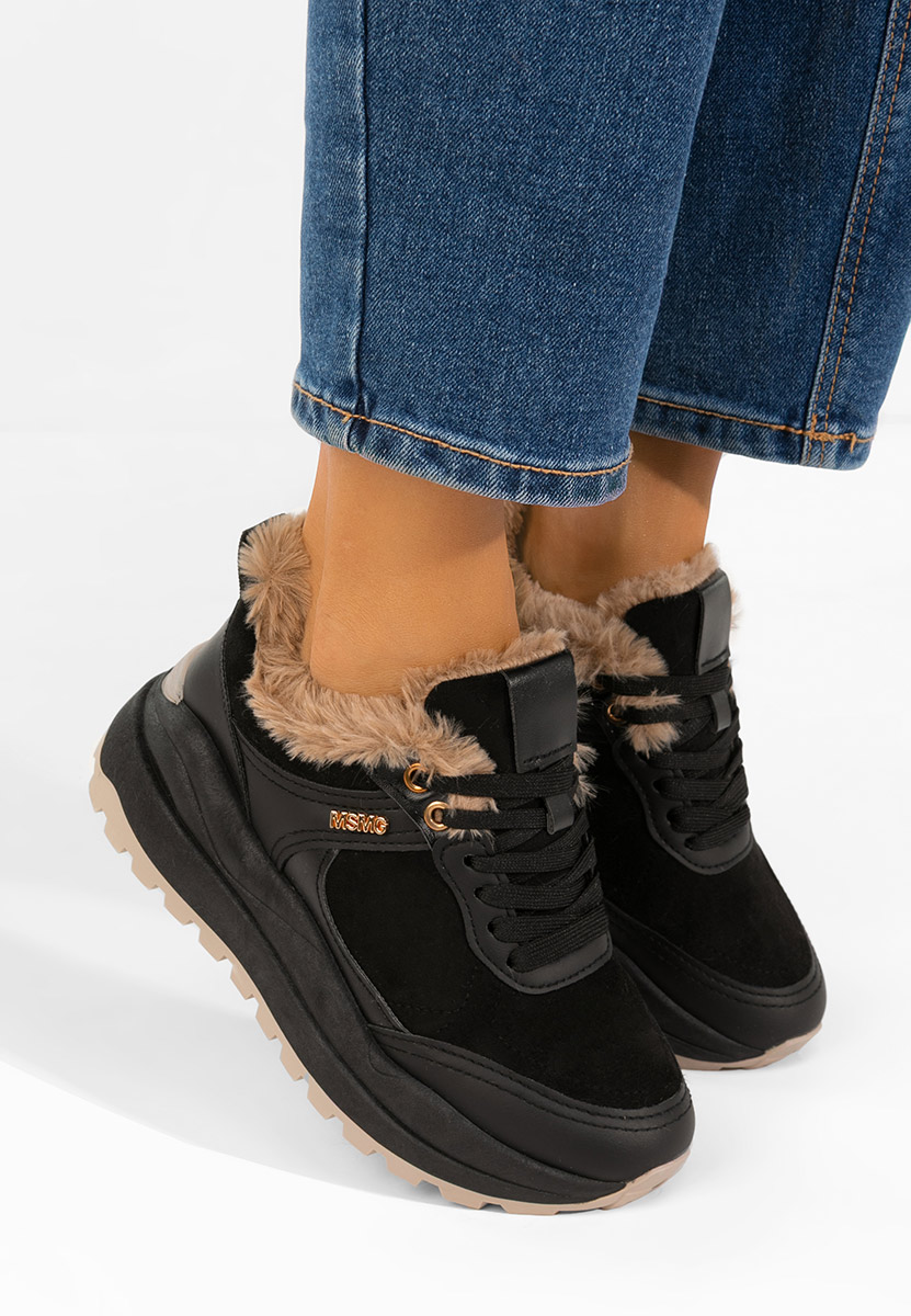 Sneakers con plateau Misay V2 nere