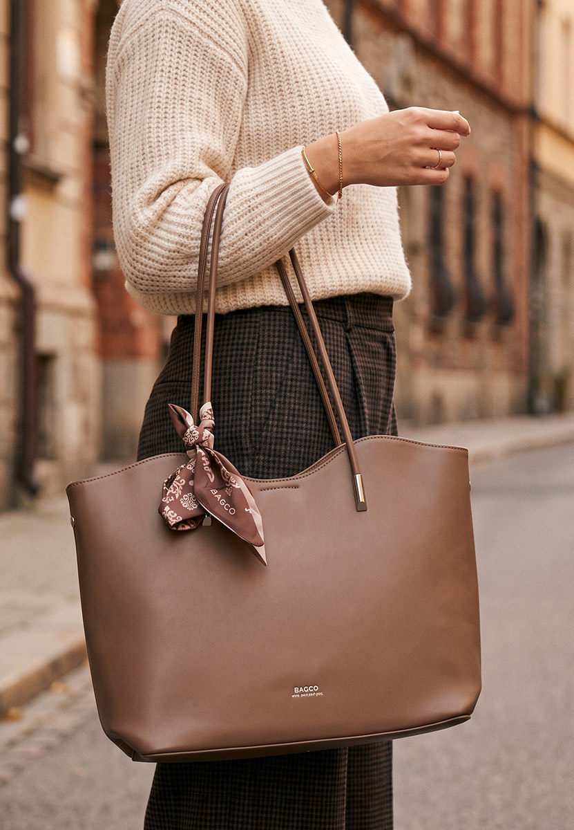 Borsa a spalla Masarea V2 marrone