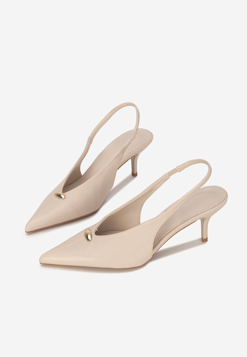 Décolleté Slingback Elvonea beige