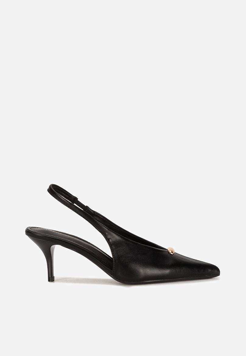 Décolleté Slingback Elvonea nere