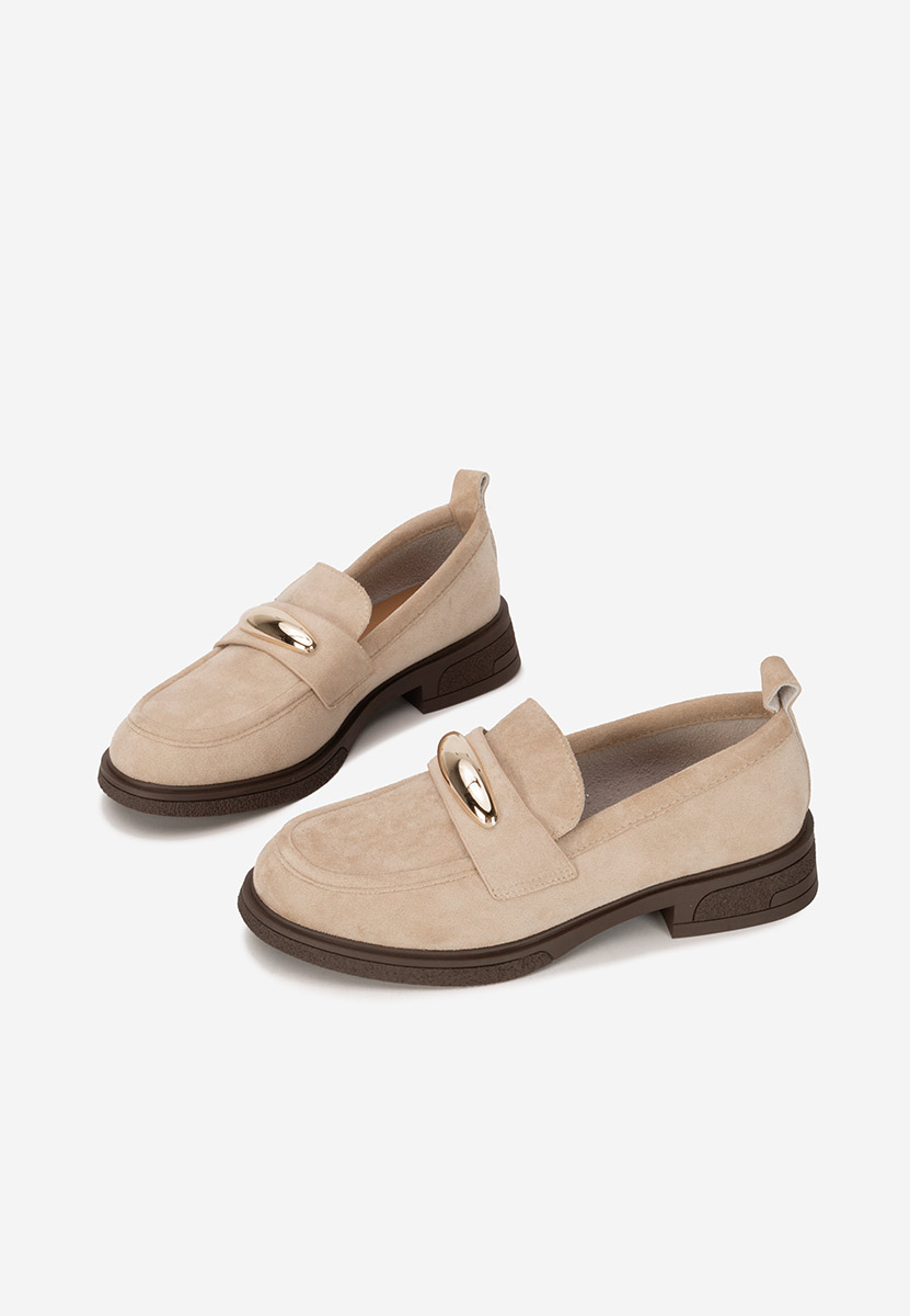 Mocassini da donna Lebraya beige