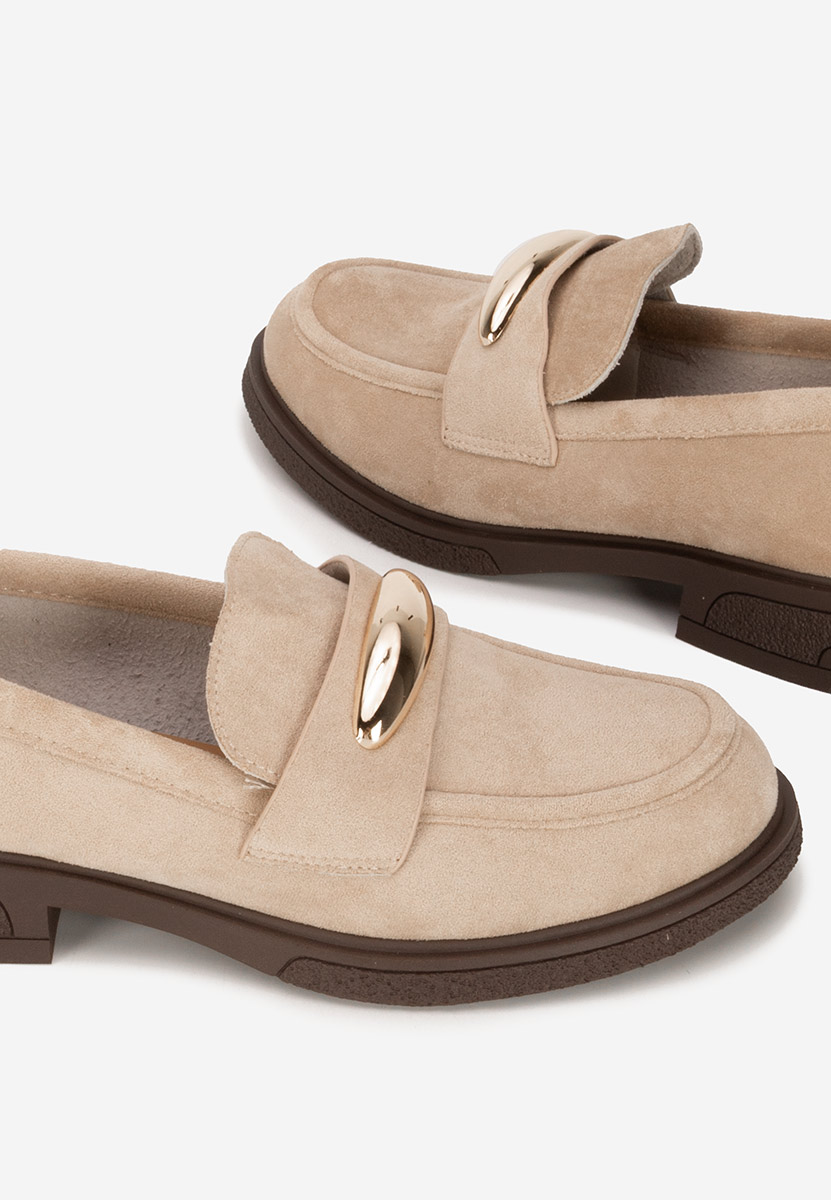 Mocassini da donna Lebraya beige