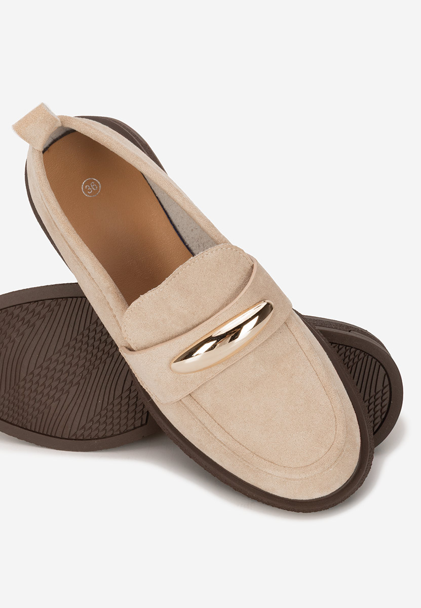 Mocassini da donna Lebraya beige