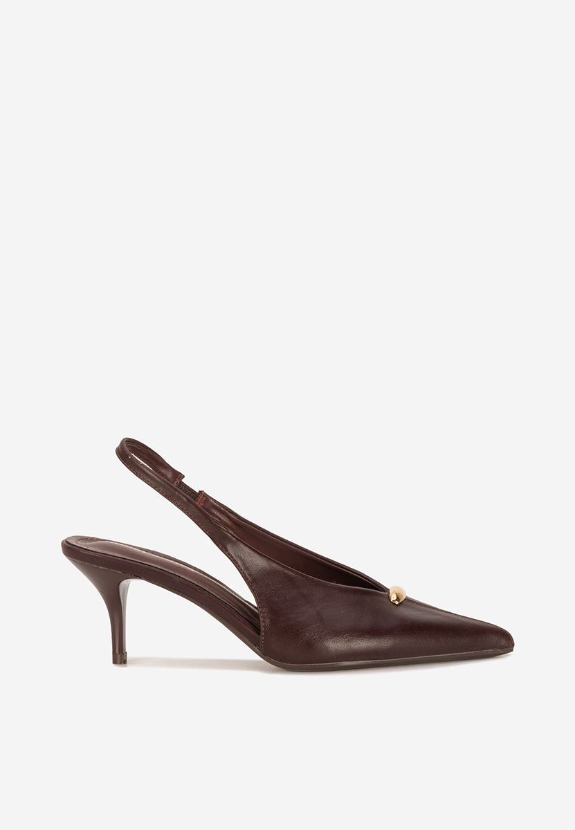 Décolleté Slingback Elvonea bordeaux