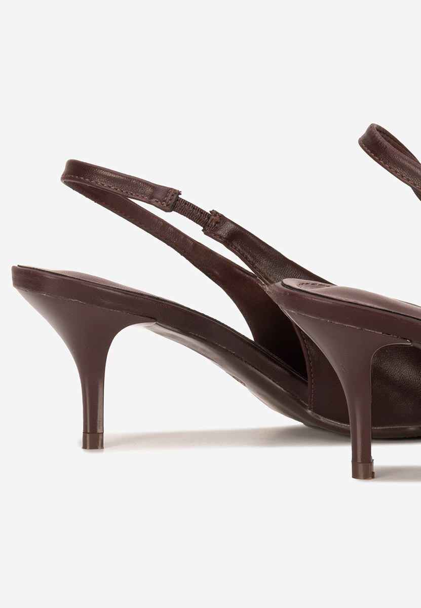 Décolleté Slingback Elvonea bordeaux