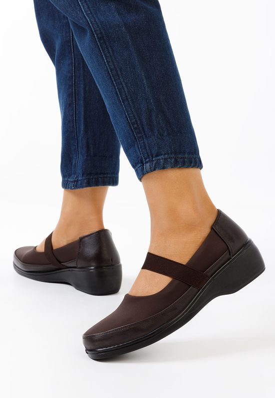 Scarpe con suola ortopedica Marrone Diora, Misura: 38 - zapatos