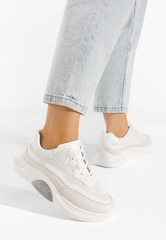Sneakers donna Katya bianchi V4, Misura: 36 - zapatos