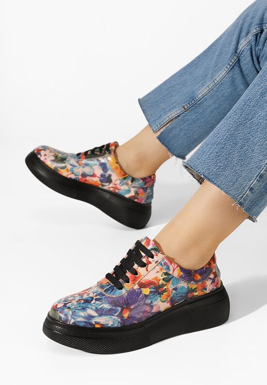 Scarpe con plateau Delisa V5 Colorate, Misura: 35 - zapatos
