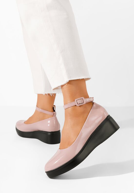 Scarpe con plateau Evelyne V2 Rosa, Misura: 38 - zapatos