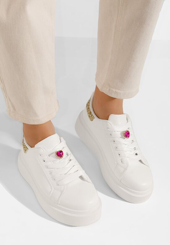 Sneakers donna Izveora V5 bianchi, Misura: 39 - zapatos