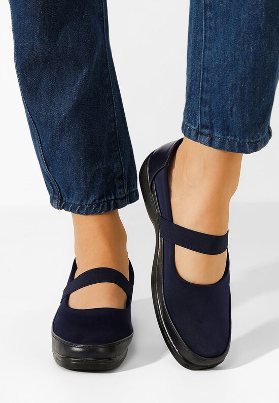 Scarpe con suola ortopedica Blu marine Diora, Misura: 37 - zapatos