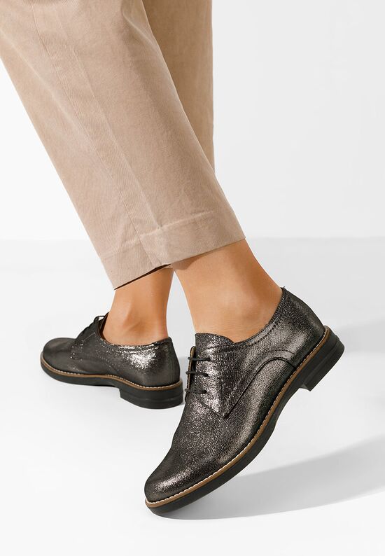 Scarpe derby pelle Otivera V2 grigio, Misura: 39 - zapatos