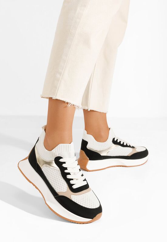Sneakers con plateau Xaria nero, Misura: 41 - zapatos